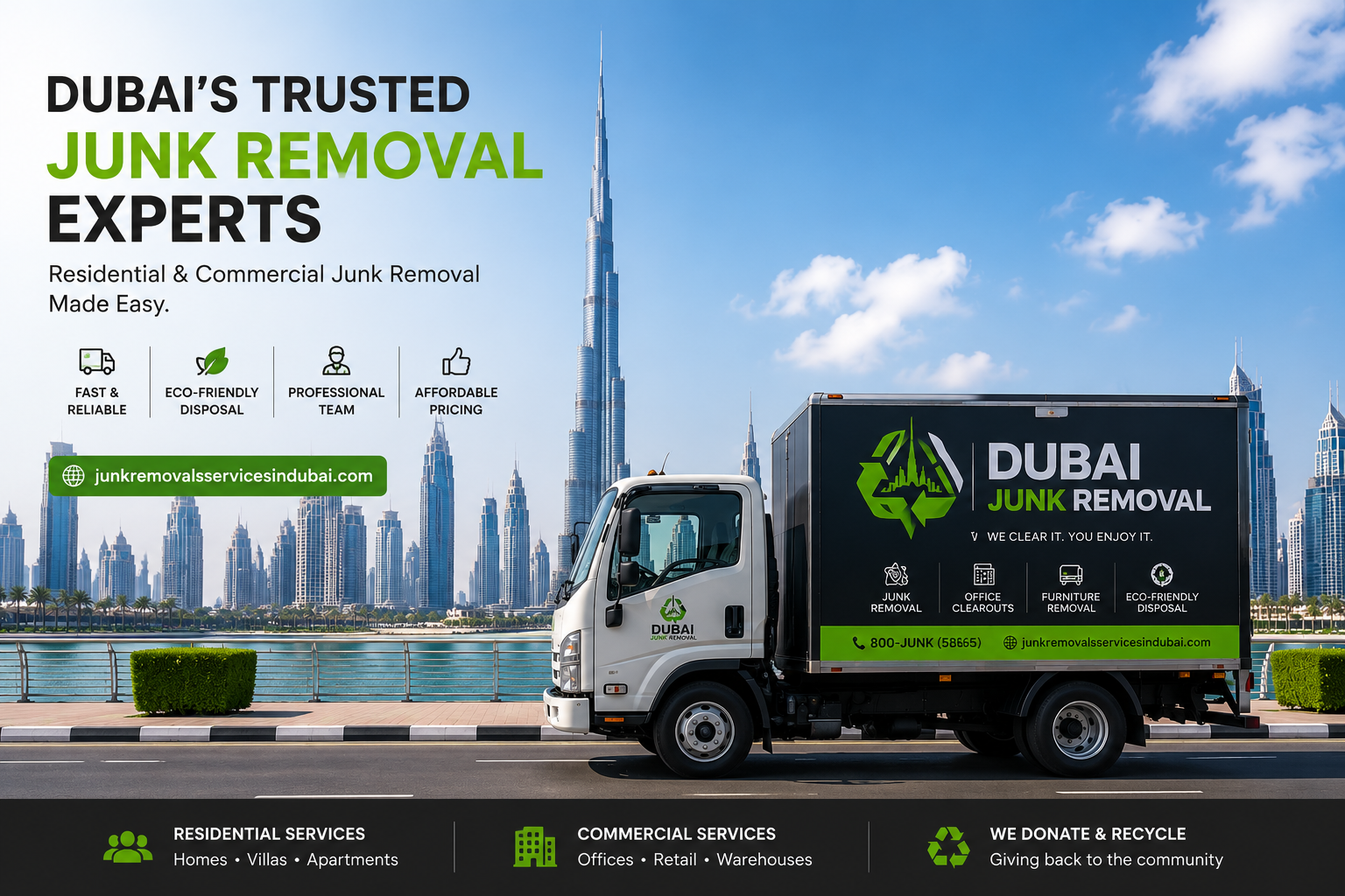 Book your office clearance in Dubai today — fast, professional, affordable