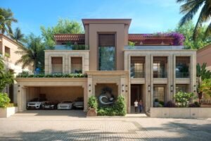 Villa clearance Dubai professional cleanout of a luxury villa exterior