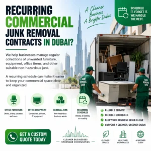 Recurring junk removal in dubai