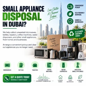 Small appliance disposal in dubai