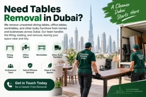 Tables removal in dubai